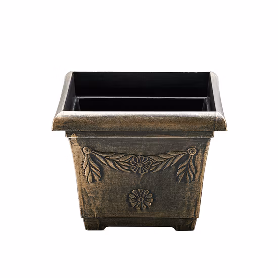 Pot de fleur en plastique carré classique (KD4101-KD4102)