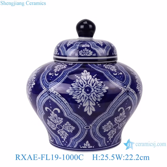 Pot de fleur en céramique à motif vertical de style nordique avec pied en bois en forme de boule