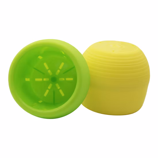 Mini pot de fleur rond en plastique mignon jardin bureau à domicile pot de plante de bureau