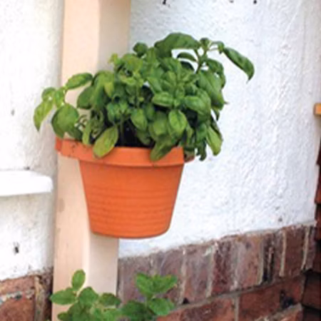 Pots de jardin suspendus verticaux en plastique Pots de fleurs 3 pots de plantes